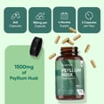 thumbnail image 6 of WeightWorld Psyllium Husk Capsules 1500mg (750mg per Cap) | Prebiotics & Soluble Fiber Supplement for Regularity & Digestive Health - 240 Vegan Psyllium Husk Powder Capsules, Non-GMO, Gluten-Free, 6 of 10