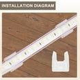 thumbnail image 4 of Uxcell LED Neon Mounting Clips Holder, Fixing Clamps for 8mm-10mm Width LED Strip Pack of 36, 4 of 7