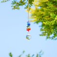 thumbnail image 6 of Outdoor Crystal Suncatcher Hanging Rainbow Prism Window Ornament Bird Repellent Garden Yard Patio Decor Reflective Pendant, 6 of 6