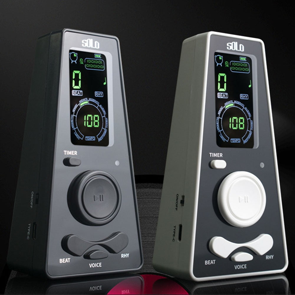 Electronic Digital Metronome Timer With Volume and Beat Speed Control