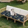 thumbnail image 7 of Xoenoiee Universe Moon Star Print Sofa Cushion Covers Jacquard High Stretch Fabric Furniture Protector for Living Room, Washable Sofa Seat Slipcover for Kids Pets, 7 of 7