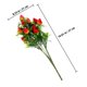 thumbnail image 2 of CRAFTHROU 3Ud Ramo Falso De Fresas En Material PVC Para De Hogar Y Eventos, 2 of 8