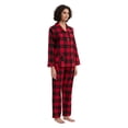 thumbnail image 3 of Kolipajam Women's 100% Cotton Flannel Pajama Set Cozy Drawstring Waist Winter Pjs for Women XL, 3 of 5