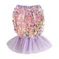 thumbnail image 2 of sususu Toddler Baby Girls Tail Tutu Sequins Dress Birthday Tulle Skirt Casual Beach Sundress Party Clothes Purple 12-24 Months, 2 of 4