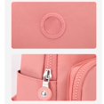 thumbnail image 5 of VeFlora Women & Men Multi-Pocket Sling Crossbody Bag, Adjustable Water-Resistant Chest Backpack, Lightweight Casual Purse for Work Travel Outdoor Daily Use(Pink/One Size), 5 of 7