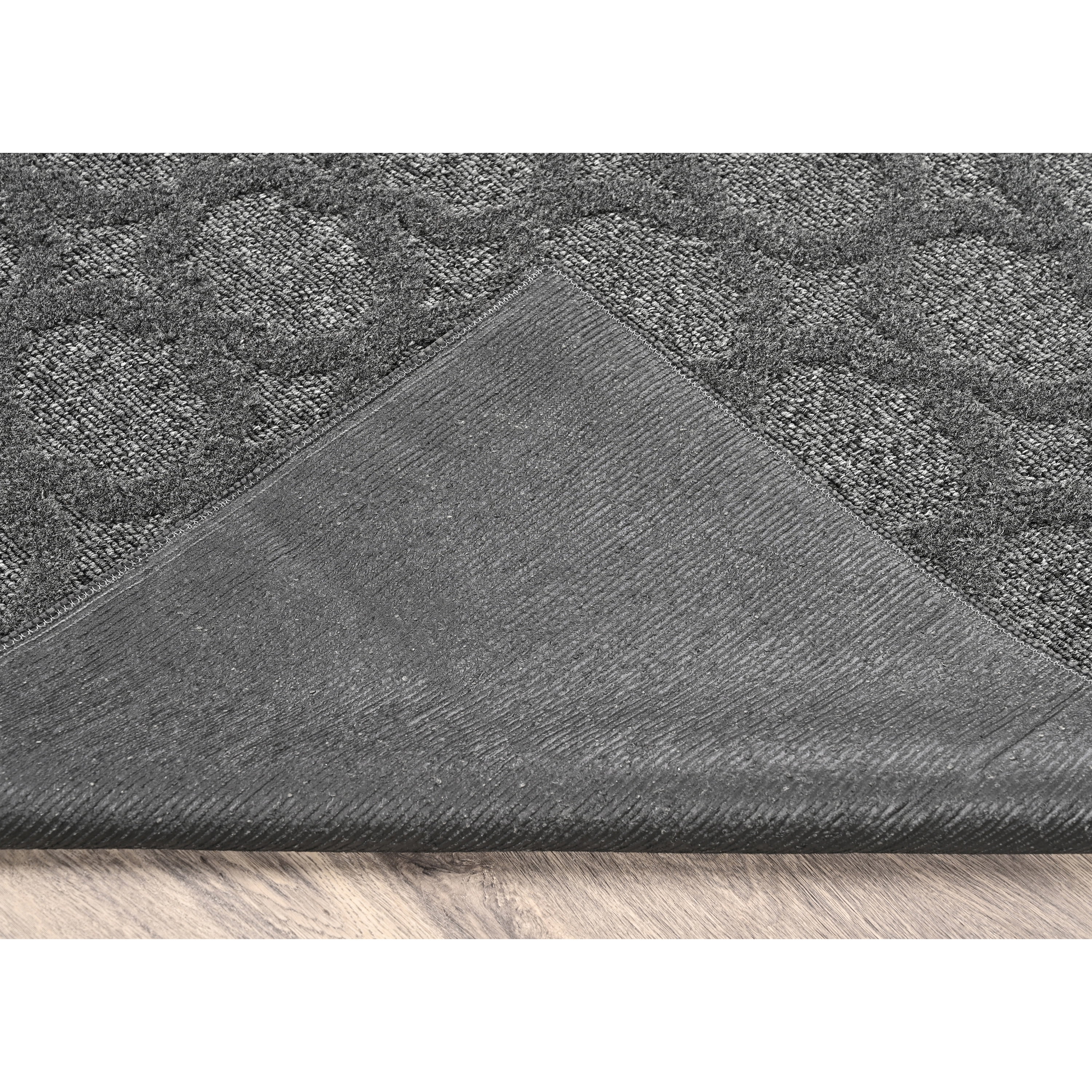 Garland Rug Garden Trellis Polypropylene Heather Gray Indoor/Outdoor Area Rug, 6' x 9'