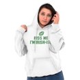 thumbnail image 4 of Funny St Patricks Kiss Me Not Irish Hoodie Sweatshirt Women Brisco Brands X, 4 of 5