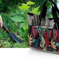 thumbnail image 2 of fastboy 1/2/3/5 Cloth Durable Multi-Pocket Tool Bag For Organized Tool Storage Tear Resistant Gardening Tool Bag Black+Yellow Flower 1 Pc, 2 of 6