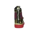 thumbnail image 6 of Mens High Top Shoes FIESSO by AURELIO GARCIA Chain Medusa Celebrity 2421 Red, 6 of 9