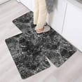 thumbnail image 3 of Marble Kitchen Mats Set 2 Pieces Super Waterproof Non-Slip Burlap Weave Heavy PVC Kitchen Rugs Machine Washable Kitchen Floor Mat for Kitchen,Floor, Bathroom, Sink, Laundry., 3 of 7