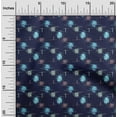 thumbnail image 1 of oneOone Cotton Flex Fabric Ikat Style Kasuri Printed Fabric 1 Yard 40 Inch Wide, 1 of 4