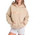 thumbnail image 4 of Women's Sweatshirt Casual Long Sleeve Graphic Hooded Pullover Polyester Comfortable Loose Fit, 4 of 5