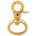 thumbnail image 1 of Pure Brass Exquisite Key Chain Hang Buckle Handbag Decoration Craft Collection for LeatherInner Diameter 16mm, 1 of 9