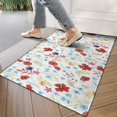thumbnail image 4 of Pioneer Flower Floral Print Pattern Door Rugs,Washable Non Slip Door Mats Indoor,Decorative Door Mats,Entry Mat Indoor for Entrance,Bedroom,Kitchen,Bathroom,17"x30", 4 of 6