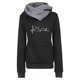 thumbnail image 1 of Gibobby Sudadera con cierre mujer, 2023 Sudaderas con capucha y cuello redondo para mujer, diseño de suéter suelto de manga larga(Negro,XG), 1 of 4