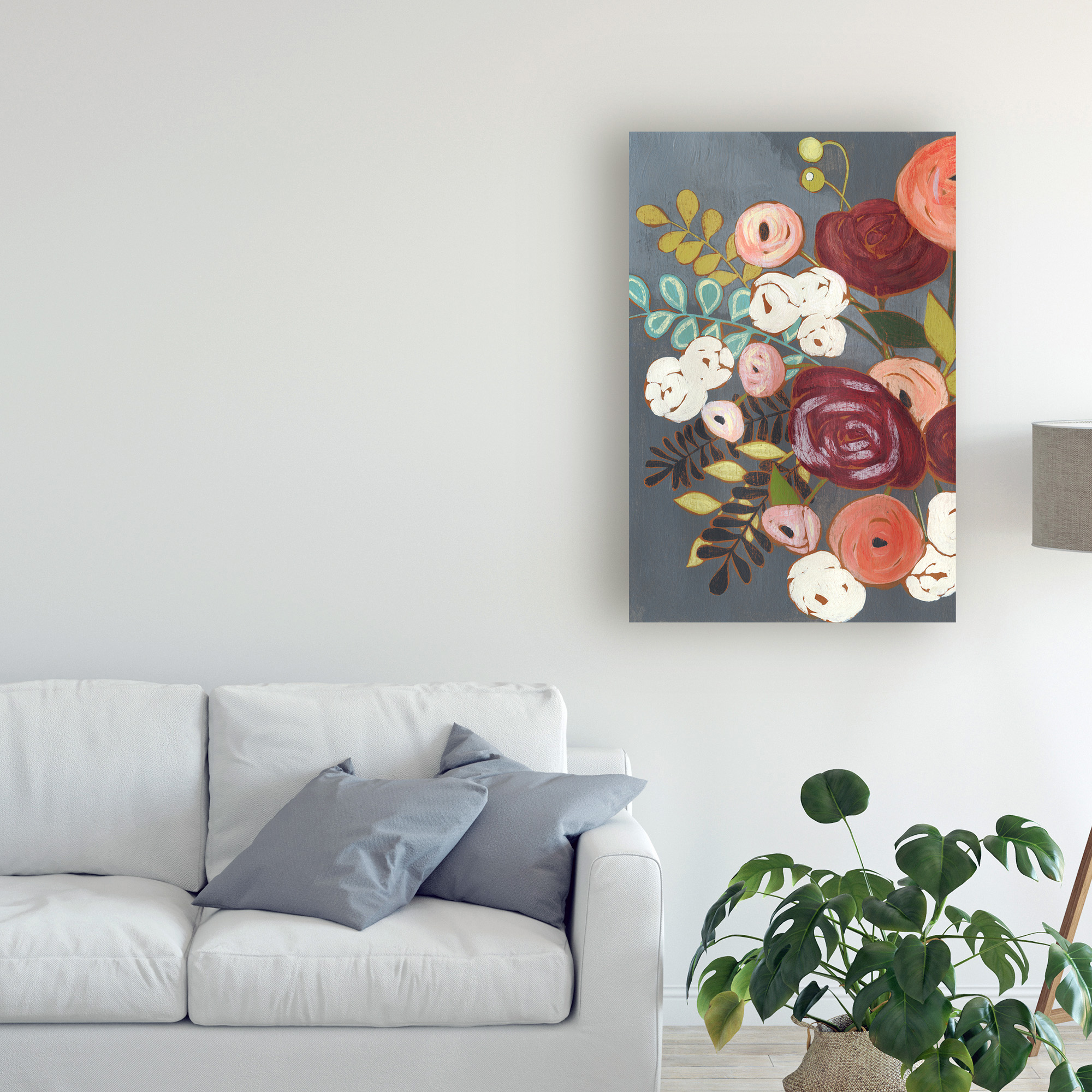 Trademark Fine Art 'Wistful Bouquet II' Canvas Art by Grace Popp