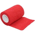 thumbnail image 5 of Woeilo Bandages Élastiques Auto-Adhésifs 7.5x450cm Rouge Doux Confortable Idéal pour Exercice Rouge Moyen, 5 of 5