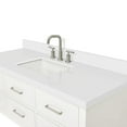 thumbnail image 4 of Ariel W055SWQRVOMNB Hutton 54" Wall Mounted Single Basin Vanity Set - Midnight Blue / Pure, 4 of 7