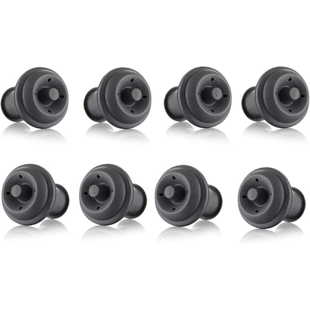 8-Pack Wine Saver Vacuum Stoppers, Rubber Wine Stoppers for Wine Saver Pump Wine Preserver, Reusable Bottle Sealer, Best Wine Air Vacuum Stoppers to Keep Wine Fresh, Ideal Wine Accessories Gift