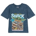 thumbnail image 2 of Star Wars The Mandalorian Grogu French Terry T-Shirt and Shorts Outfit Set Toddler to Big Kid, 2 of 5