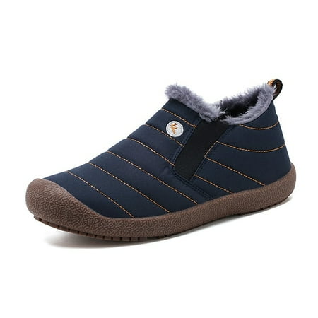 

Women Shoes Loafers Warm Plush Fur Sneakers Winter Female Slip On Flat Casual Shoes Waterproof Ultralight Footwear