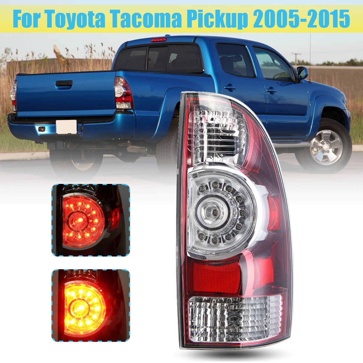 For SET 2005-2015 Tacoma Factory Style LED TailLight Taillamp Left Right For SET 2005-2015 Tacoma Factory Style LED TailLight Taillamp Left Right