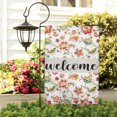 thumbnail image 3 of Spring Summer Multicolored Flower Leaves Garden Flag 12.5x18 Inch Double Side for Outdoor Courtyard Garden Decor Flowers Welcome Holiday Flag for Outside Decoration, 3 of 4
