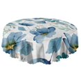 thumbnail image 5 of Round Tablecloth Flowers 60 x 60 Inch Spring Summer flower Table Cover for Dinner Party Picnic, 5 of 5