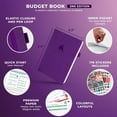 thumbnail image 5 of Clever Fox Budget Book 2.0 - Financial Planner Organizer & Expense Tracker Notebook. Money Planner for Monthly Budgeting and Personal Finance. Colored Edition, Compact Size (5.3" x 7.7") - Purple, 5 of 6