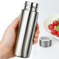 thumbnail image 2 of 150 ml miniature thermos bottle - Mini stainless steel thermos bottle - Sealed travel bottle - Portable coffee mug - Mini flask - Thermos bottle for ice-cold drinks - Black, 2 of 6