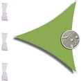 thumbnail image 1 of Ineasicer Vela De Sombra Triangular 3.6X3.6X3.6m, Coche, Restaurante, Jardín, HDPE De Alta Densidad, Resistente A La Intemperie, Tela De Sombra, Verde, 1 of 5