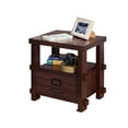 thumbnail image 2 of Furniture of America Table d'Extrémité à Tiroir Simple Colston en Espresso, 2 of 2