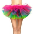 thumbnail image 2 of Tanhomme Women's LED Tutu Skirt Light Up Tutus Layered Tulle Ballet Skirt Sparkly Sequin Tutu for Halloween Party Carnival Petticoat Underskirt Swing Tutu Princess Skirt Cute New, 2 of 7