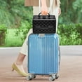 thumbnail image 4 of Gymax Makeup Organizer Cosmetic Case with Extendable Trays And Mirror Black, 4 of 10