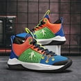 thumbnail image 2 of Zapatillas de baloncesto antideslizantes para niños y niñas, zapatillas deportivas antideslizantes y transpirables, ligeras e informales, 2 of 5