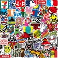 thumbnail image 1 of Cool Brand Stickers 101 Pack Decals for Laptop Computer Skateboard Water Bottles Car Teens Sticker, 1 of 3