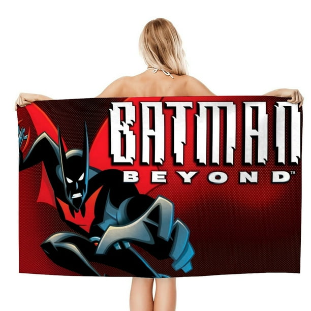 Batman del Futuro Toalla de playa de secado rápido con diseño temático, regalo para mujeres y niñas, ideal para cumpleaños, fans, amantes de la música, uso en la playa o al aire libre, 78 × 160 cm