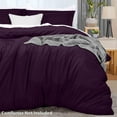 thumbnail image 4 of Juego de funda de edredón Utopia Bedding King Size, microfibra, color morado, 4 of 8