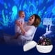 thumbnail image 1 of Pequeña bola de cielo estrellado, lámpara colorida, lámpara de proyección giratoria de estrella y Luna, luz nocturna LED para bebé durmiendo (blanco), 1 of 4