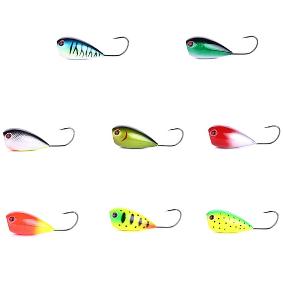 Outdoor Fishing Simulation Bait Big Mouth Popper Fish Lifelike Hard Lure Lifelike Single Hook Hard Crankbaits