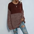 thumbnail image 2 of Maean Oversized Sweaters for Womens Fall Baggy Fashion Long Sleeve Knitted Comfortable Warm Sweater, 2 of 7