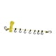 thumbnail image 2 of Tendedero portátil para exteriores, cuerda reflectante para colgar ropa Amarillo reflectante, 2 of 9