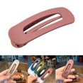 thumbnail image 4 of Clip grande de de para mujer, pasador francés para cabello grueso, accesorio de belleza mate Rosa Yuyangstore pinzas para el cabello grandes, 4 of 8