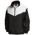 thumbnail image 3 of Charles River Apparel 9971 Championship Jacket-Black/White-XL, 3 of 4
