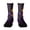 Dark Purple, variant on Voska Pumpkin Bat Patterns Stretch Mid-Calf Socks - Designed specifically for running, stylish and breathable for training. Beige One Size