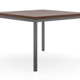 thumbnail image 3 of Fusionner la Table Carrée en Bois Brun, 3 of 8