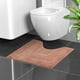 thumbnail image 5 of Yhmxh Alfombrilla de baño en forma de U, alfombrilla gruesa para baño, felpudo absorbente de agua, alfombrilla de secado para pies, alfombra antideslizante para inodoro., 5 of 6
