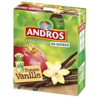 Andros Gourde Pomme Vanille 4x100gÃ‚