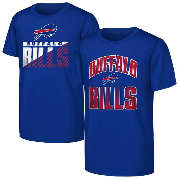Youth Outerstuff Royal Buffalo Bills Never Quit 2-Pack T-Shirt Set