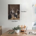 thumbnail image 2 of KLL Cat Family Print Farmhouse Canvas Wall Art,Wall Decorations For Living Room Office Canvas Wall Decor for Home Decorations, 12'×16’’, 2 of 8